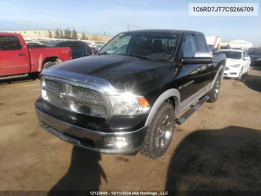 2012 Dodge Ram 1500 Laramie VIN: 1C6RD7JT7CS266709 Lot: 12123609