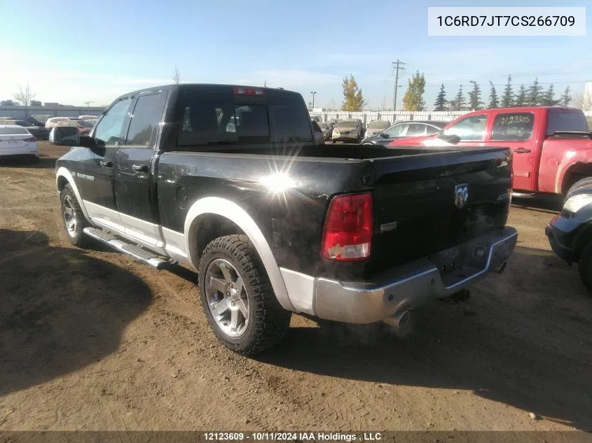 2012 Dodge Ram 1500 Laramie VIN: 1C6RD7JT7CS266709 Lot: 12123609