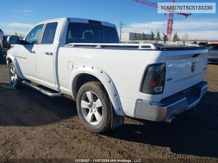 2012 Dodge Ram 1500 Slt VIN: 1C6RD7GT5CS133230 Lot: 12128307