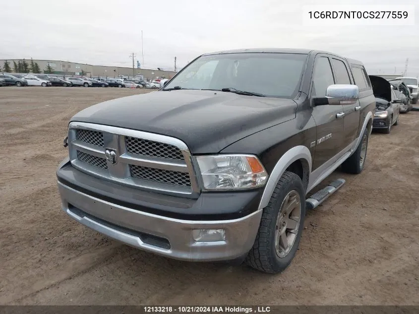 2012 Dodge Ram 1500 Laramie VIN: 1C6RD7NT0CS277559 Lot: 12133218