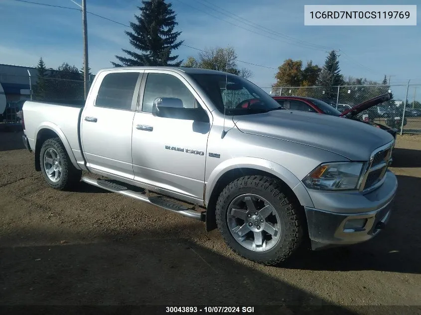 2012 Dodge Ram 1500 Laramie VIN: 1C6RD7NT0CS119769 Lot: 30043893