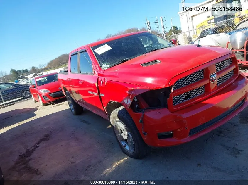 2012 Dodge Ram 1500 VIN: 1C6RD7MT5CS158486 Lot: 38015080