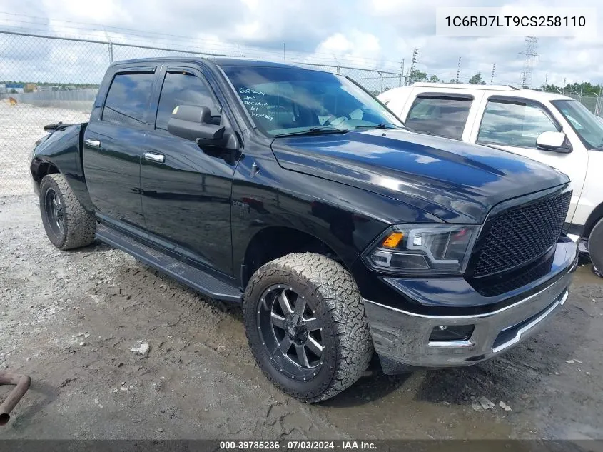 2012 Ram 1500 Slt VIN: 1C6RD7LT9CS258110 Lot: 39785236