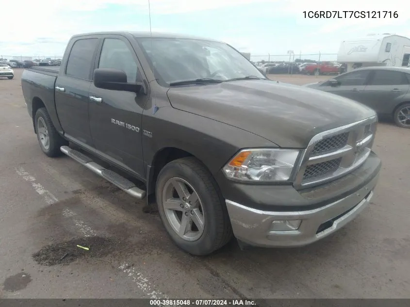 2012 Ram 1500 Slt VIN: 1C6RD7LT7CS121716 Lot: 40357843