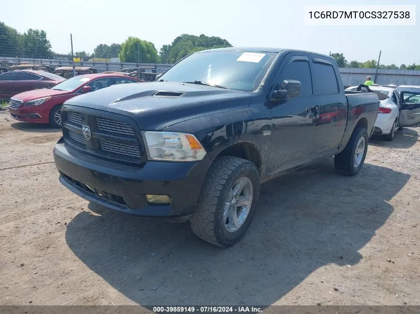 1C6RD7MT0CS327538 2012 Ram 1500 Sport