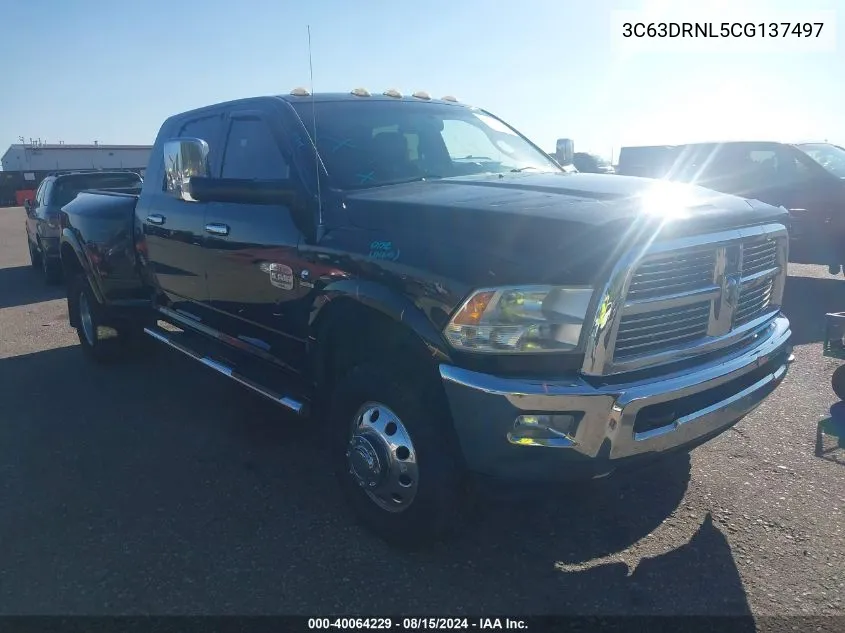 2012 Ram 3500 Laramie Longhorn/Limited Edition VIN: 3C63DRNL5CG137497 Lot: 40064229