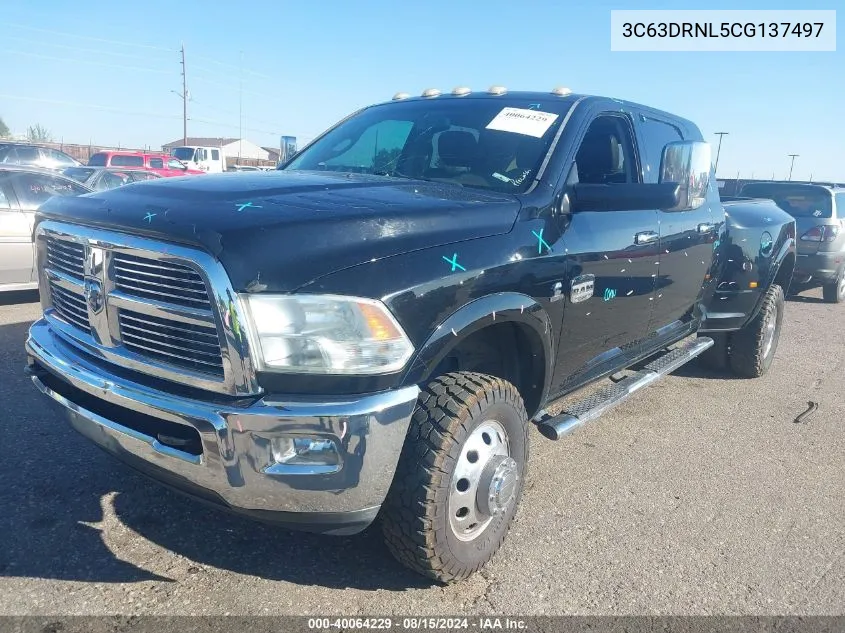 2012 Ram 3500 Laramie Longhorn/Limited Edition VIN: 3C63DRNL5CG137497 Lot: 40064229