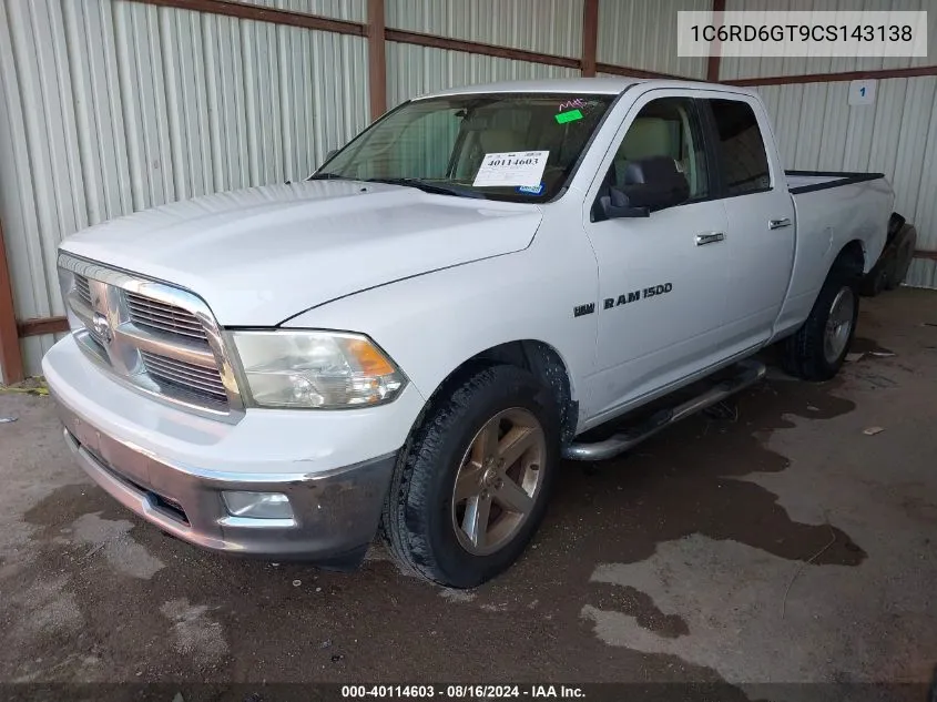 1C6RD6GT9CS143138 2012 Ram 1500 Slt