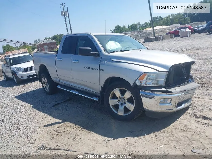 2012 Dodge Ram 1500 Slt VIN: 1C6RD7GT0CS148587 Lot: 40138306