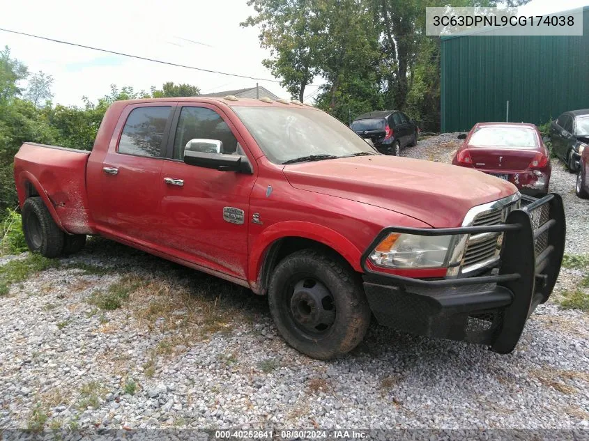 3C63DPNL9CG174038 2012 Dodge Ram 3500 Longhorn