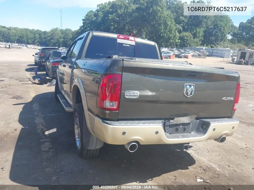 2012 Dodge Ram 1500 Longhorn VIN: 1C6RD7PT6C5217637 Lot: 40255507