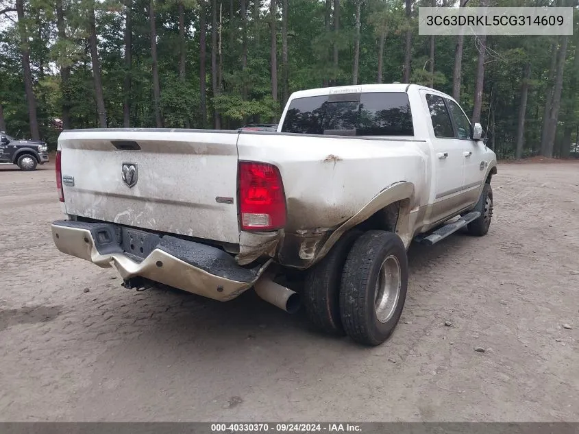 3C63DRKL5CG314609 2012 Dodge Ram 3500 Longhorn