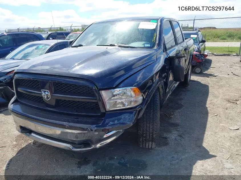 2012 Dodge Ram 1500 Slt VIN: 1C6RD6LT7CS297644 Lot: 40332224