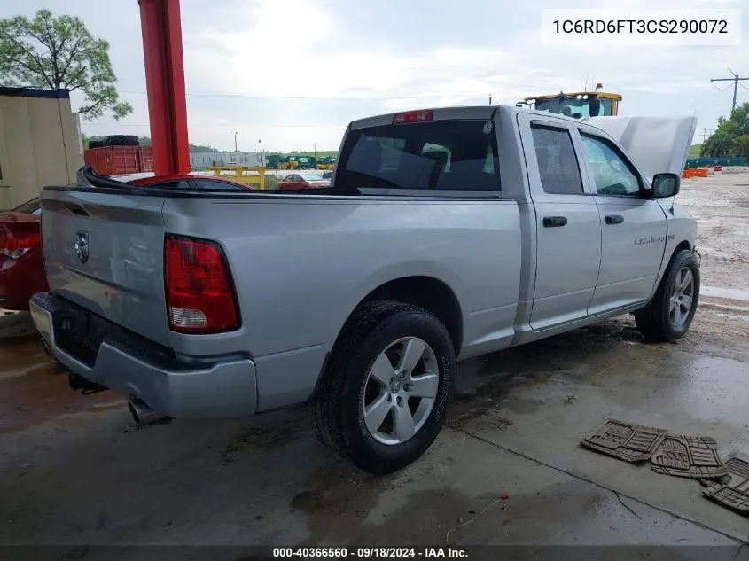 1C6RD6FT3CS290072 2012 Dodge Ram 1500 St