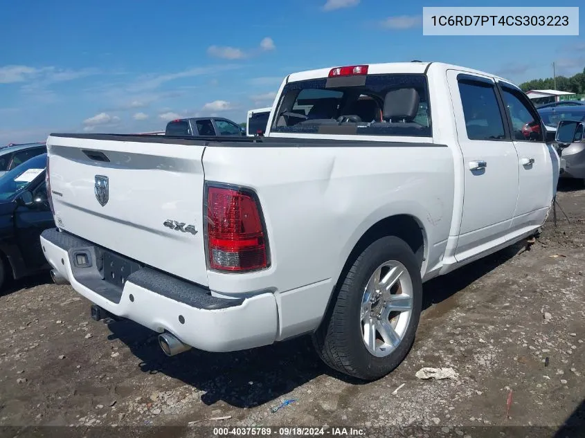 1C6RD7PT4CS303223 2012 Dodge Ram 1500 Longhorn