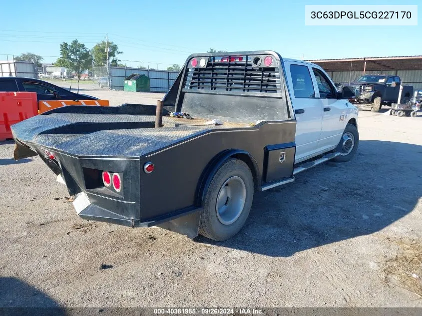 3C63DPGL5CG227170 2012 Dodge Ram 3500 St