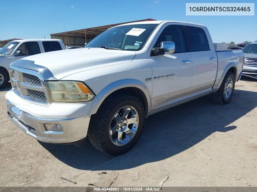 2012 Dodge Ram 1500 Laramie VIN: 1C6RD6NT5CS324465 Lot: 40469951