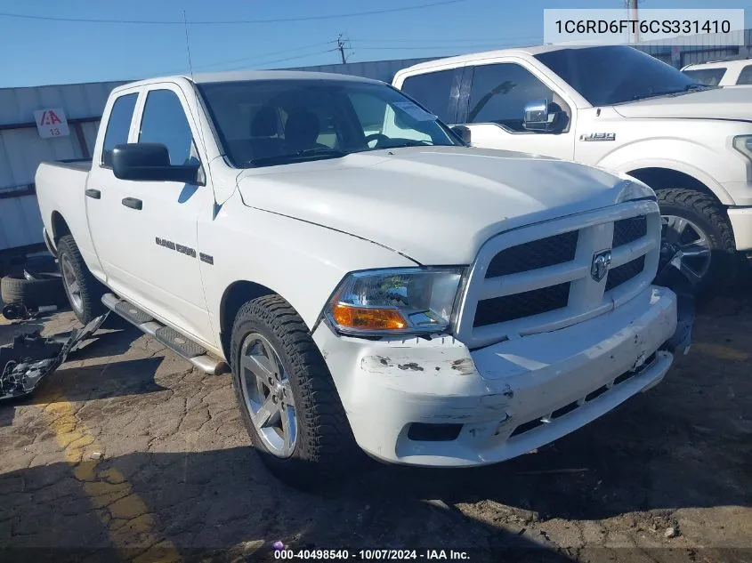 2012 Dodge Ram 1500 St VIN: 1C6RD6FT6CS331410 Lot: 40498540