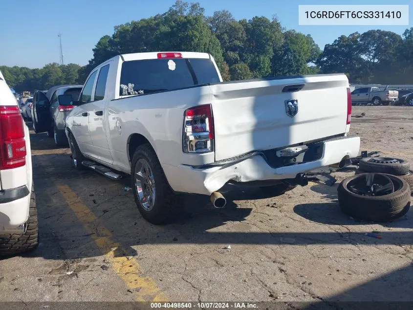 2012 Dodge Ram 1500 St VIN: 1C6RD6FT6CS331410 Lot: 40498540