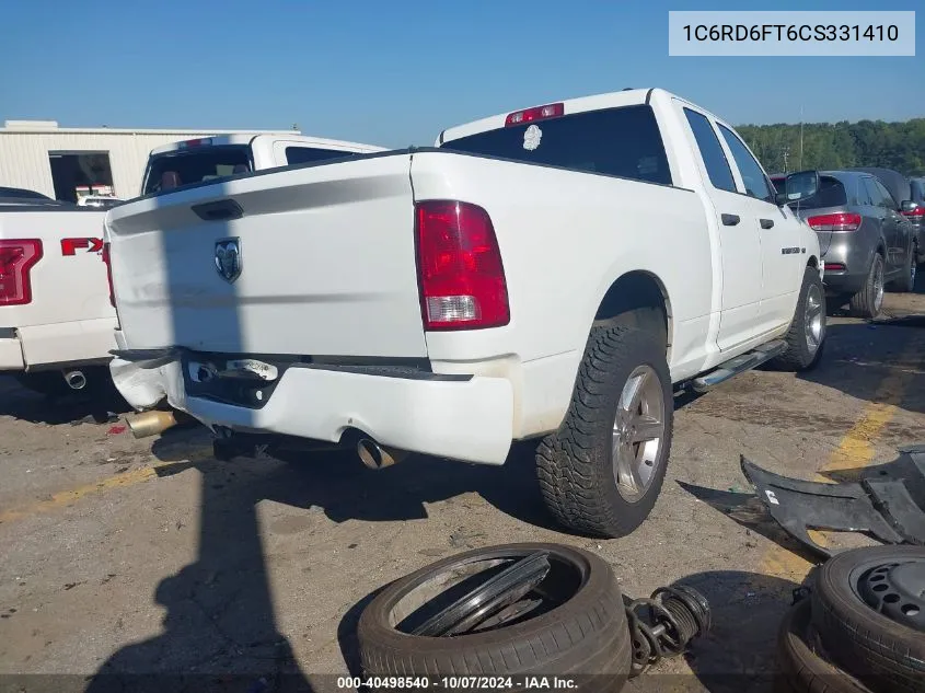 2012 Dodge Ram 1500 St VIN: 1C6RD6FT6CS331410 Lot: 40498540