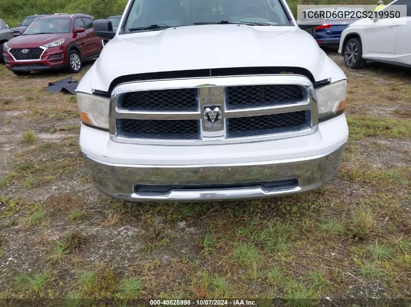 2012 Ram 1500 Slt VIN: 1C6RD6GP2CS219950 Lot: 40525998