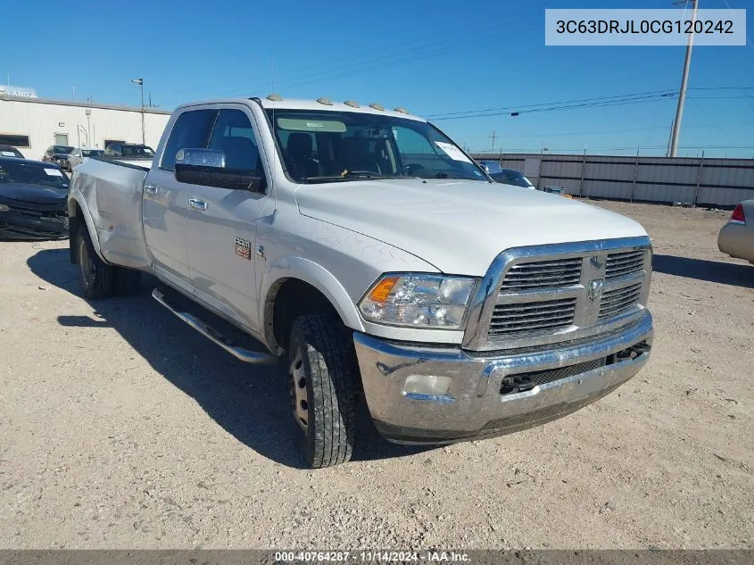 3C63DRJL0CG120242 2012 Dodge Ram 3500 Laramie