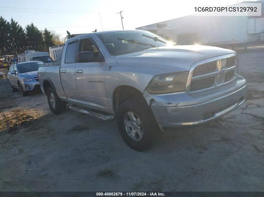 2012 Dodge Ram 1500 Slt VIN: 1C6RD7GP1CS129792 Lot: 40802679