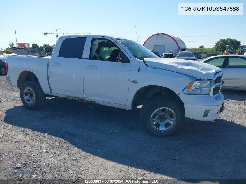 2013 Dodge Ram 1500 VIN: 1C6RR7KT0DS547588 Lot: 12058663