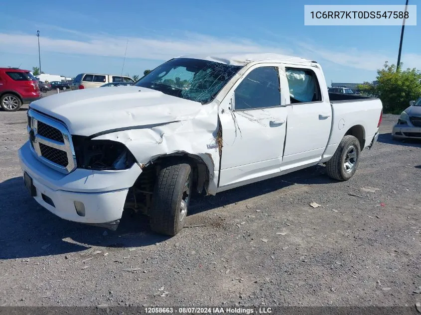 2013 Dodge Ram 1500 VIN: 1C6RR7KT0DS547588 Lot: 12058663