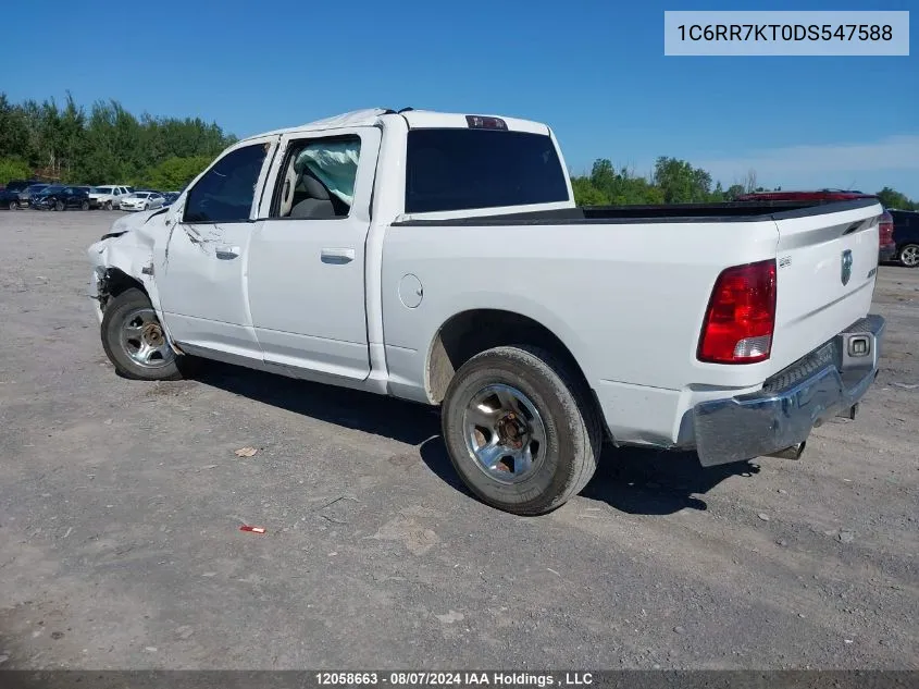 2013 Dodge Ram 1500 VIN: 1C6RR7KT0DS547588 Lot: 12058663