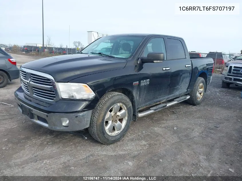 2015 Dodge Ram 1500 VIN: 1C6RR7LT6FS707197 Lot: 12156747