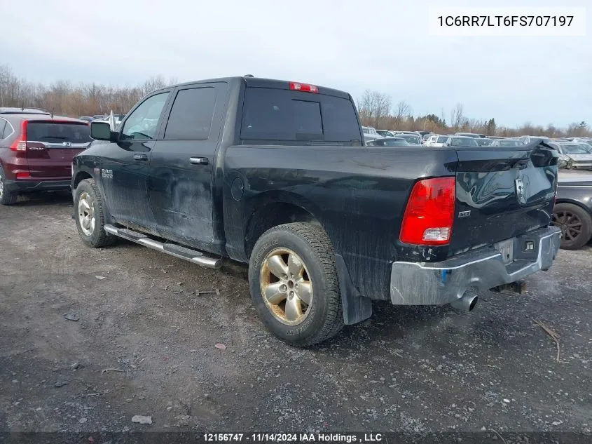 2015 Dodge Ram 1500 VIN: 1C6RR7LT6FS707197 Lot: 12156747