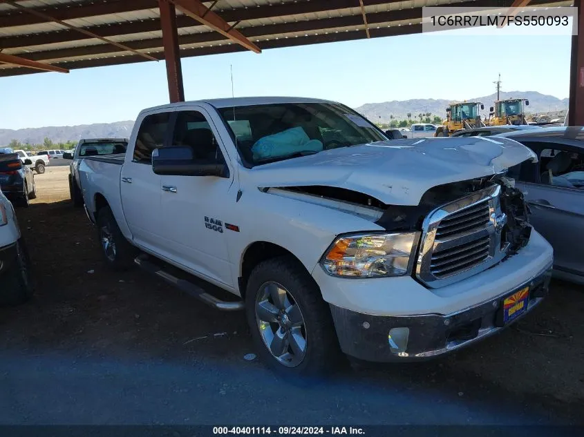 2015 Dodge Ram 1500 Slt VIN: 1C6RR7LM7FS550093 Lot: 40401114