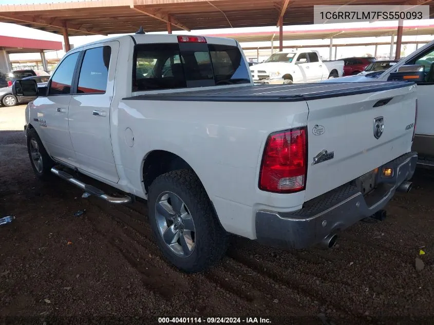 2015 Dodge Ram 1500 Slt VIN: 1C6RR7LM7FS550093 Lot: 40401114