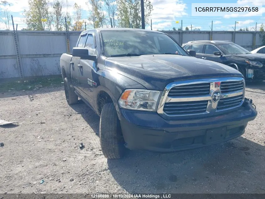 2016 Dodge Ram 1500 VIN: 1C6RR7FM5GS297658 Lot: 12108698