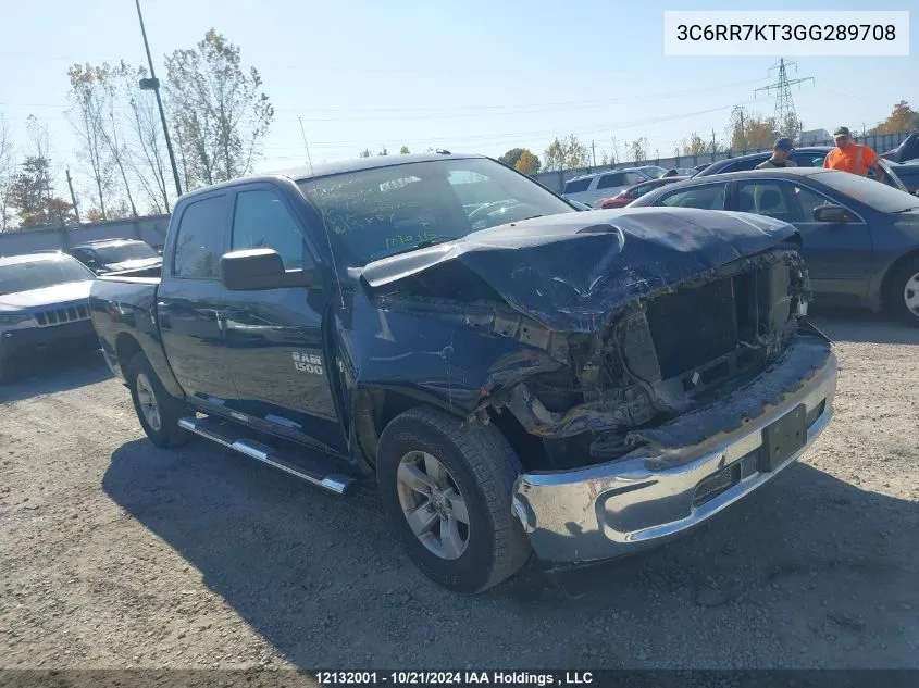 3C6RR7KT3GG289708 2016 Dodge Ram 1500