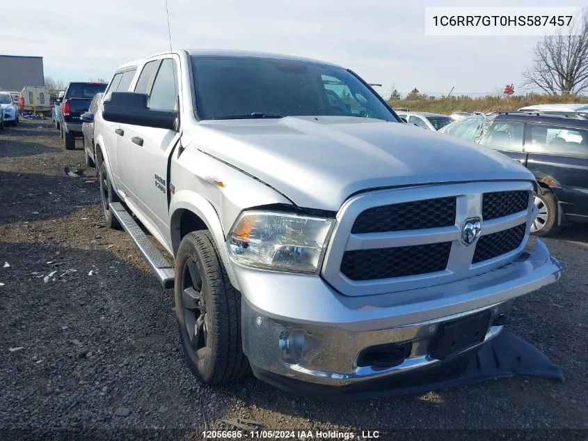 2017 Dodge Ram 1500 VIN: 1C6RR7GT0HS587457 Lot: 12056685