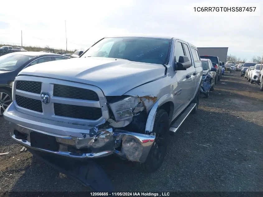 2017 Dodge Ram 1500 VIN: 1C6RR7GT0HS587457 Lot: 12056685