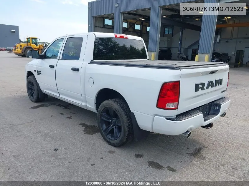 3C6RR7KT3MG712623 2021 Dodge Ram 1500