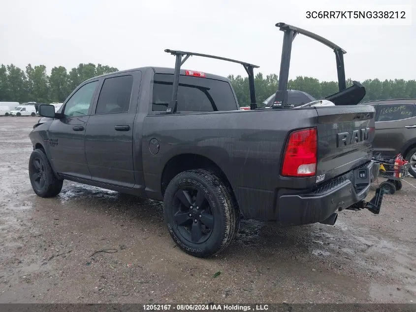 2022 Dodge Ram 1500 VIN: 3C6RR7KT5NG338212 Lot: 12052167