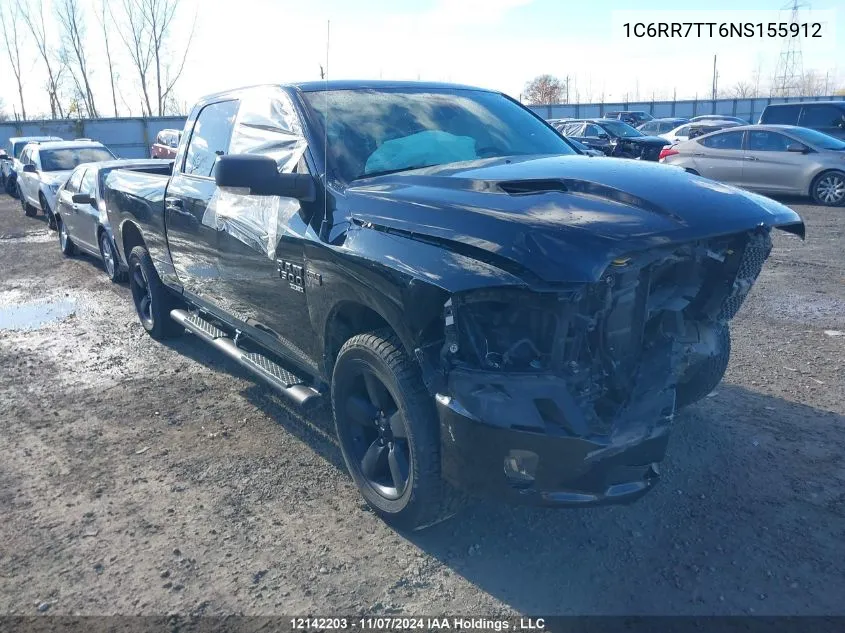 2022 Dodge Ram 1500 VIN: 1C6RR7TT6NS155912 Lot: 12142203