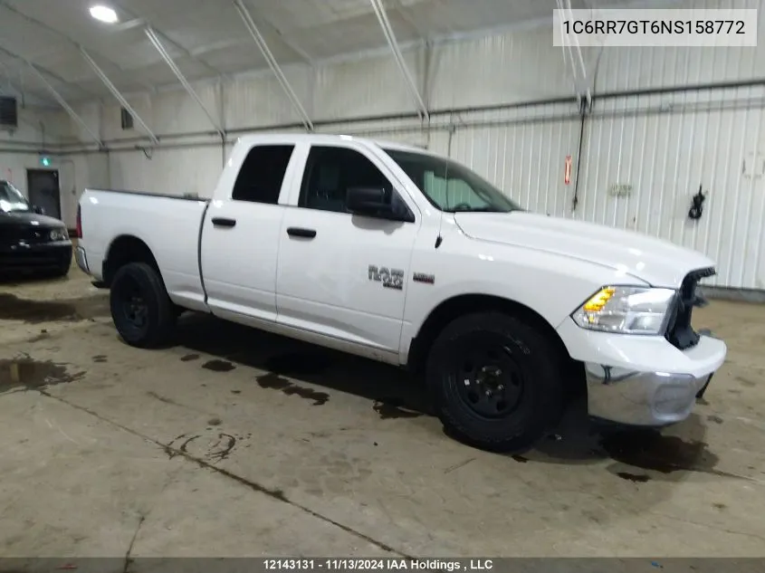 2022 Dodge Ram 1500 VIN: 1C6RR7GT6NS158772 Lot: 12143131