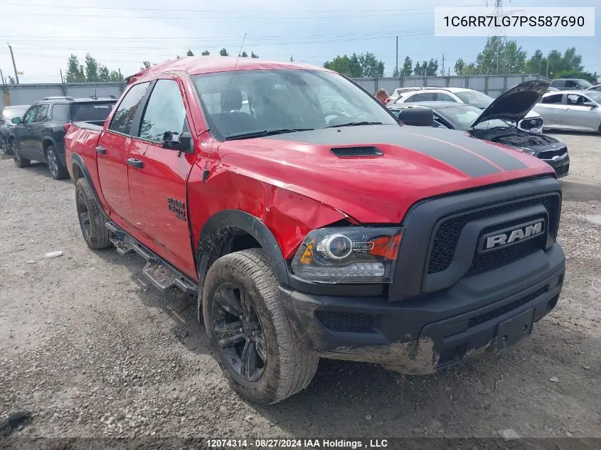 1C6RR7LG7PS587690 2023 Dodge Ram 1500