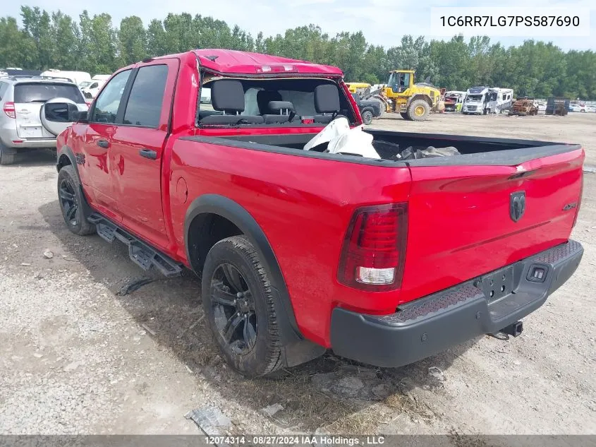 1C6RR7LG7PS587690 2023 Dodge Ram 1500