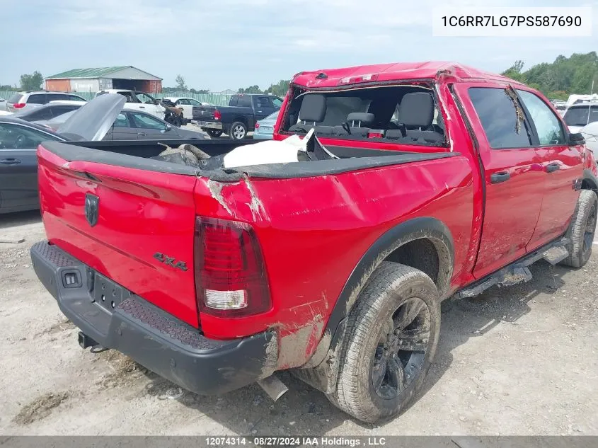 1C6RR7LG7PS587690 2023 Dodge Ram 1500