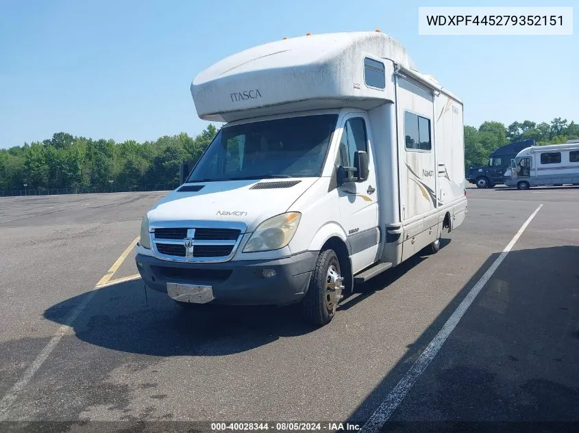 2007 Dodge Sprinter 3500 VIN: WDXPF445279352151 Lot: 40028344