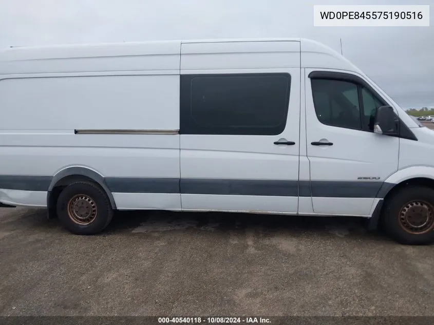 2007 Dodge Sprinter Van 2500 High Roof VIN: WD0PE845575190516 Lot: 40540118