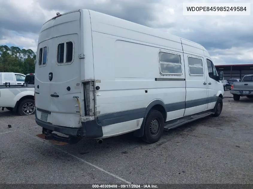 2008 Dodge Sprinter 2500 VIN: WD0PE845985249584 Lot: 40309488