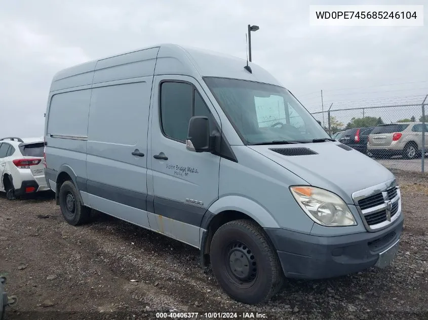 2008 Dodge Sprinter 2500 VIN: WD0PE745685246104 Lot: 40406377