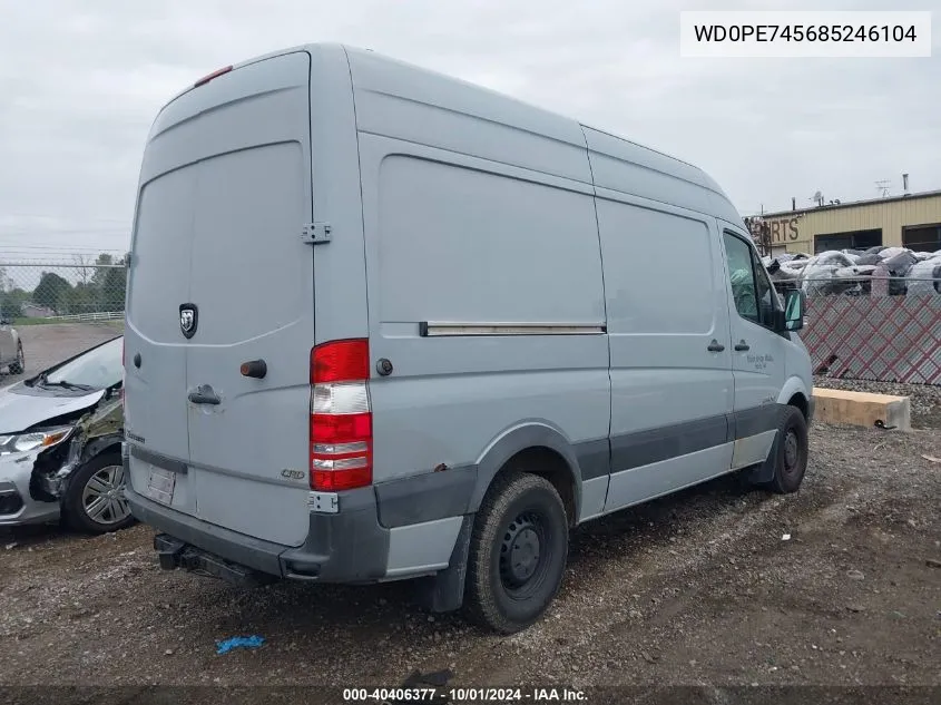 2008 Dodge Sprinter 2500 VIN: WD0PE745685246104 Lot: 40406377